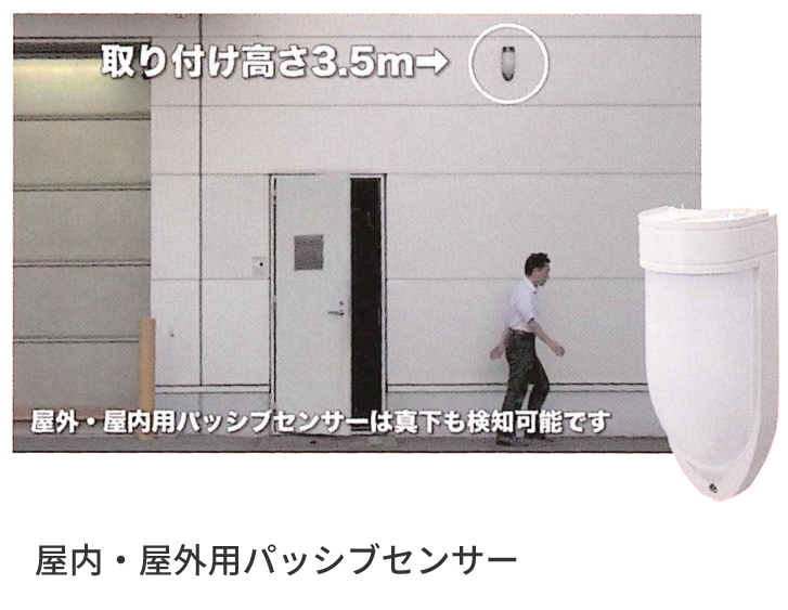 外周警備対策・赤外線センサー